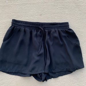 Black flowy shorts